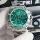 Swiss Grade Rolex Daytona Chrono SS Green Dial Green Ceramic Bezel Replica Watch (2)_th.jpg